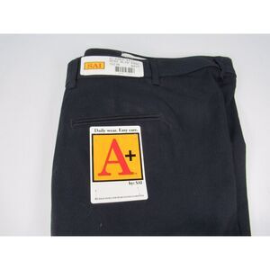 A+‎ by SAI MENS RLXD Pants 7021M NAVY SIZE 44W W44 L37 SCHOOL UNIFORM NOT HEMMED